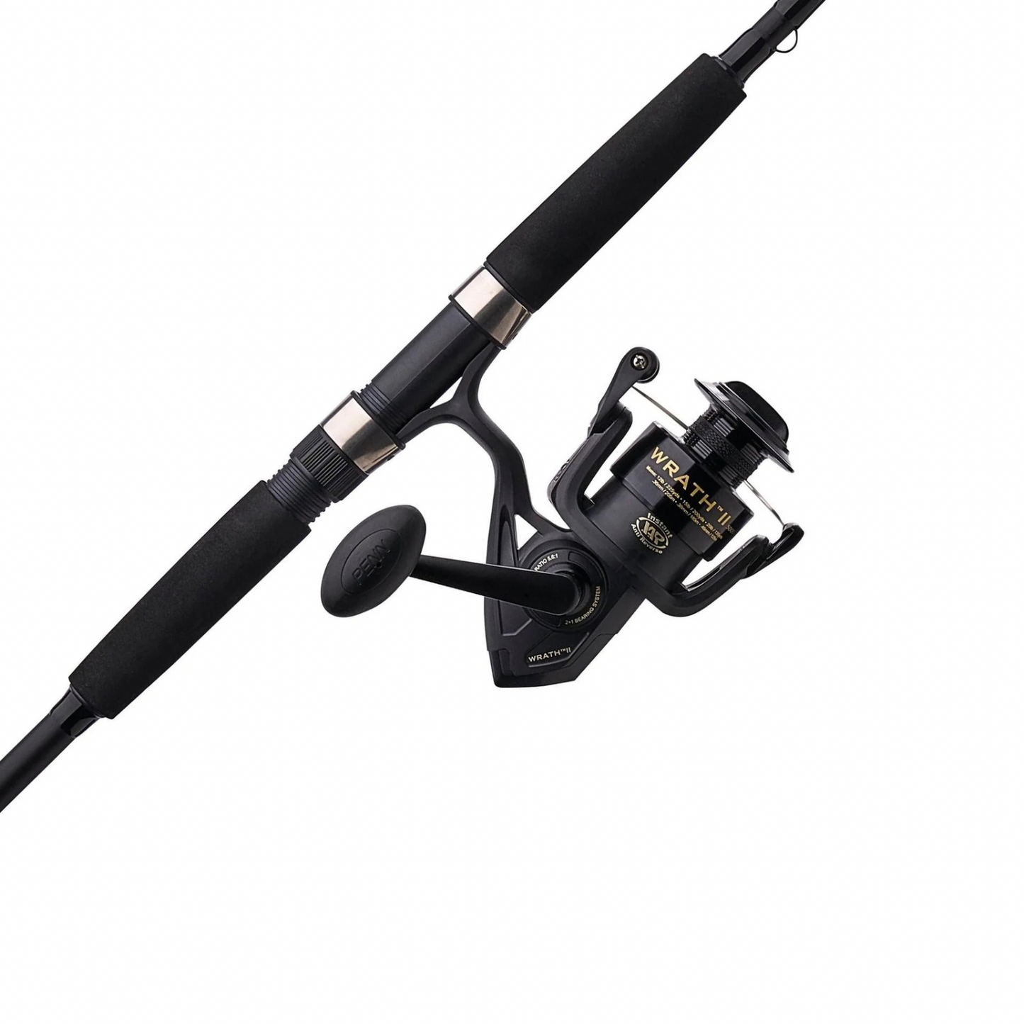 PENN WRATH II 5000 SPINNING COMBO 2PC MH 8'