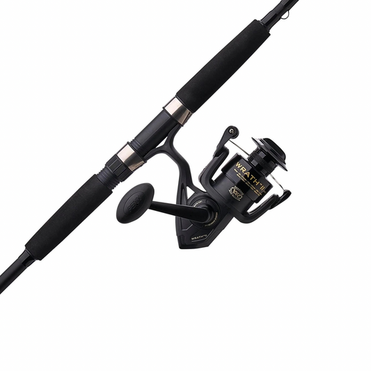 PENN WRATH II 5000 SPINNING COMBO 2PC MH 8'