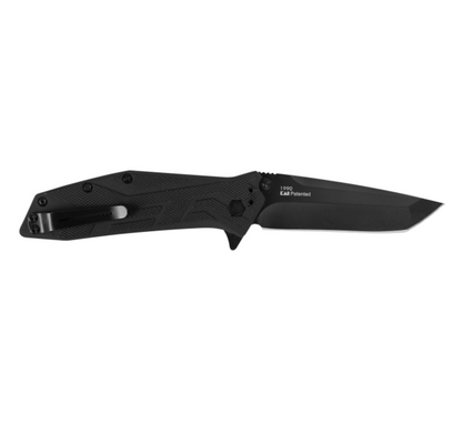 KERSHAW BRAWLER 4 1/8" LL BLACK/BLACK TANTO