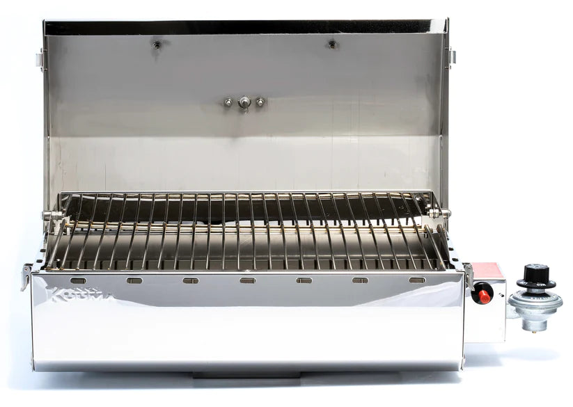 KUUMA STOW N' GO 160 GAS GRILL W/THERMOMETER AND IGNITOR