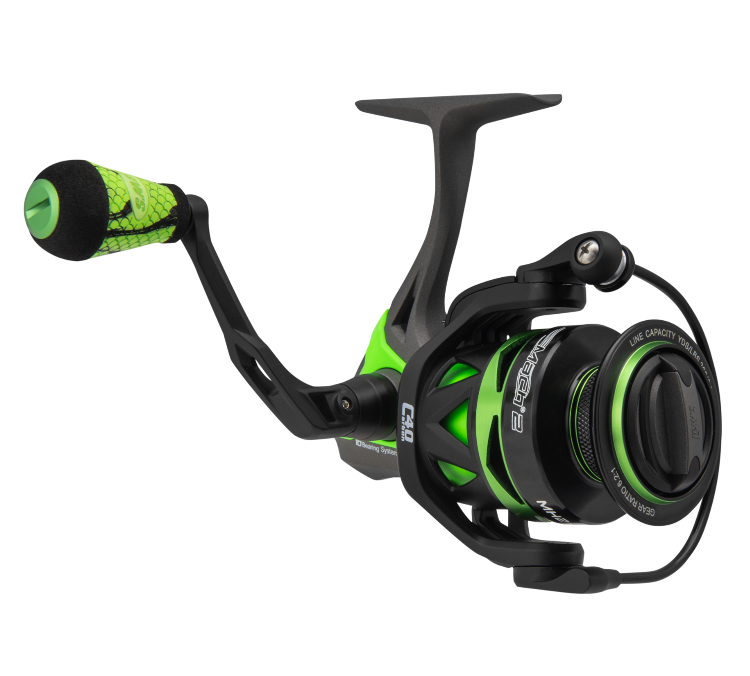 LEW'S MACH II 100 SPEED SPINNING REEL 10BB 6.2