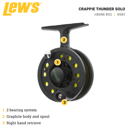 LEW'S CRAPPIE THUNDER SOLO CRAPPIE REEL