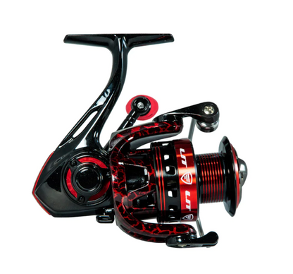 FAVORITE LIT SPINNING REEL RED/BLACK 5.2:1