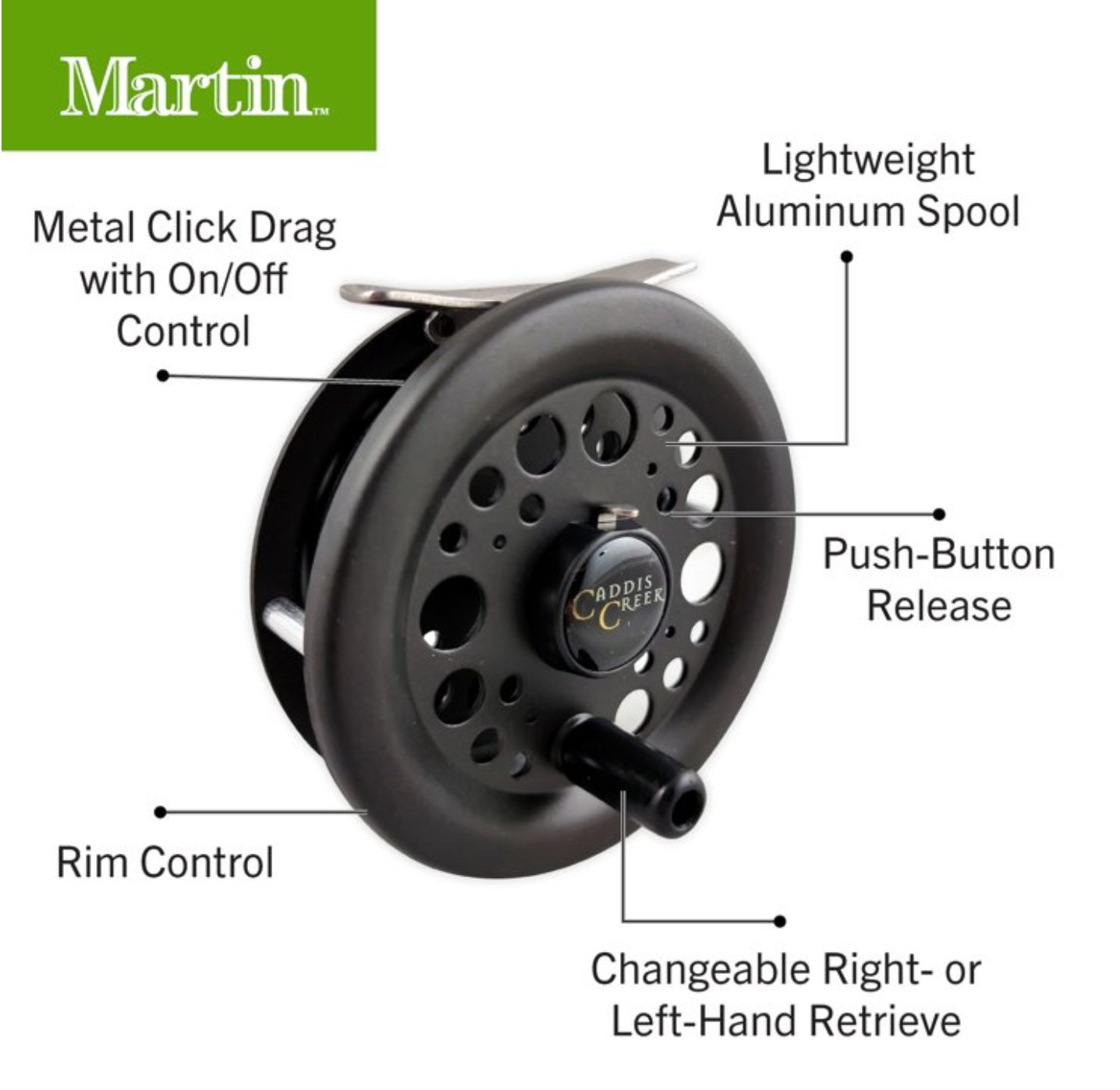 ZEBCO MARTIN CLASSIC SZ 5/6 FLY REEL