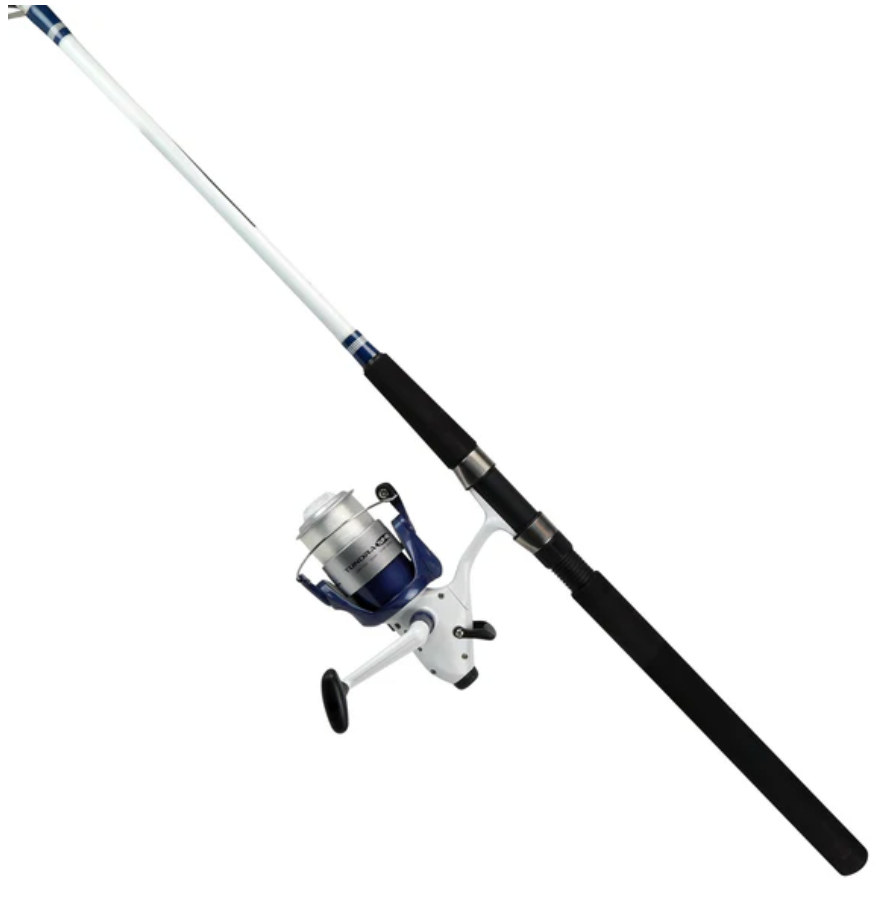 Okuma Tundra HD Spinning Combo on white background