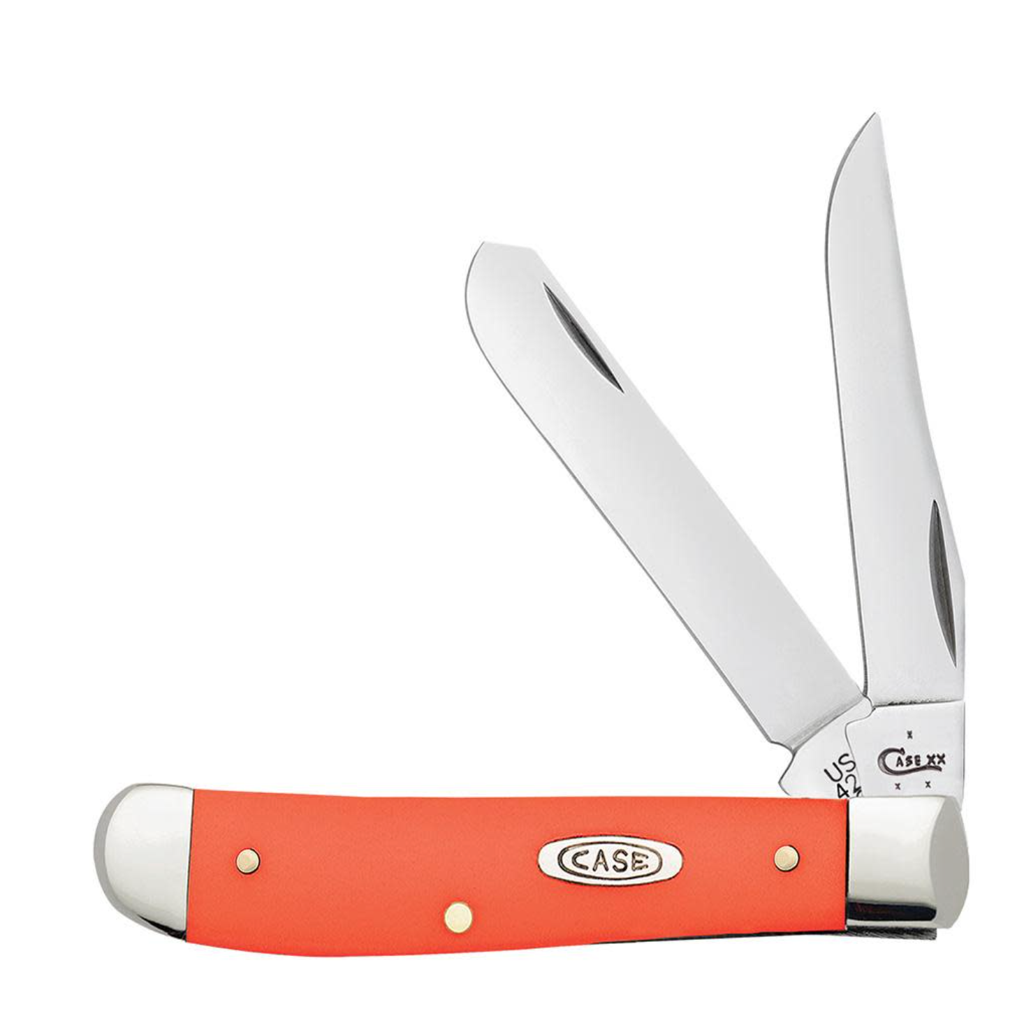 CASE TRAPPER MINI 2 BLADE 3.5" ORANGE