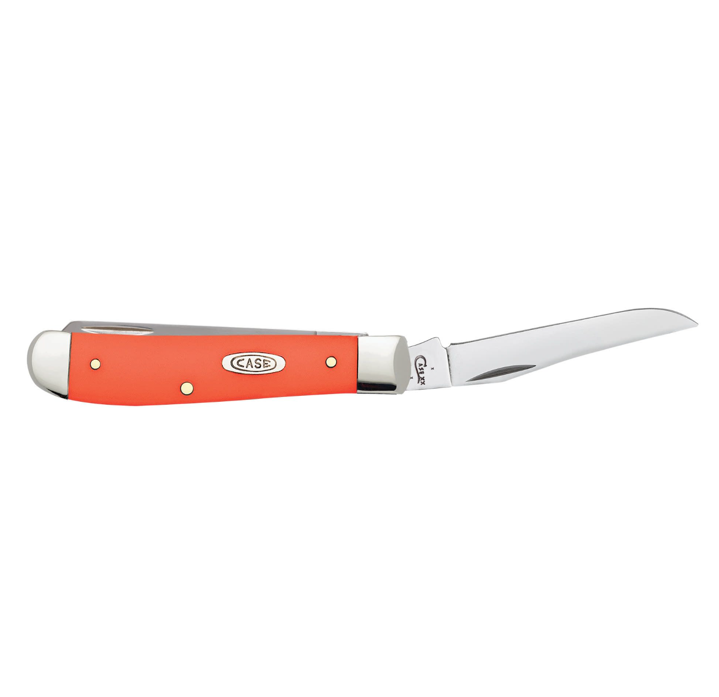 CASE TRAPPER MINI 2 BLADE 3.5" ORANGE