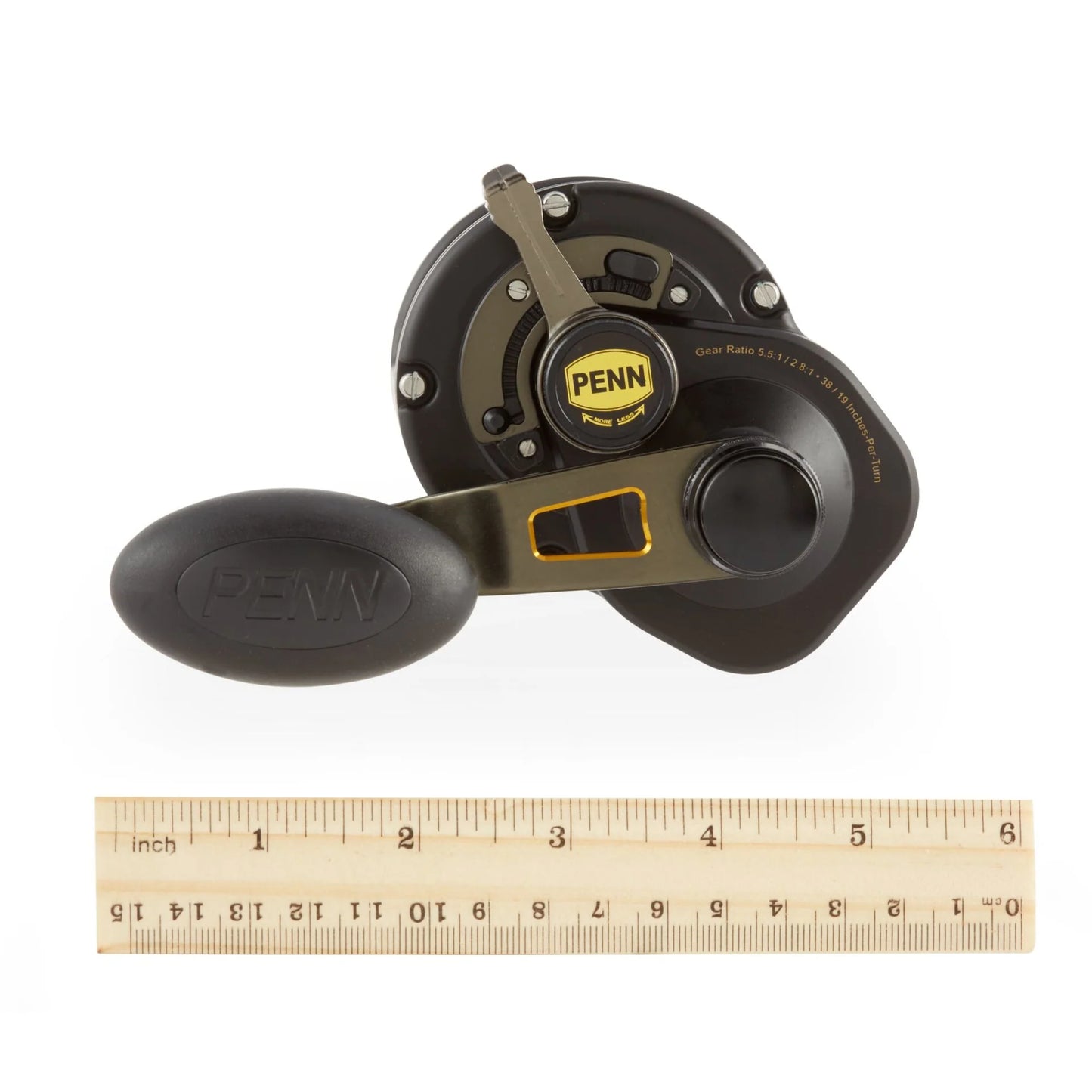 PENN FTH30LD2 FATHOM LEVER DRAG 2 SPEED CONVENTIONAL REEL 5.5:1/2.7:1 - RIGHT HAND