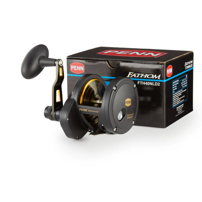 PENN FATHOM LEVER DRAG 2 SPEED - 40N CONVENTIONAL REEL SIZE 5.0:1/2.5:1 - RIGHT HAND