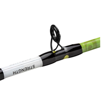 Fishing rod on a white background