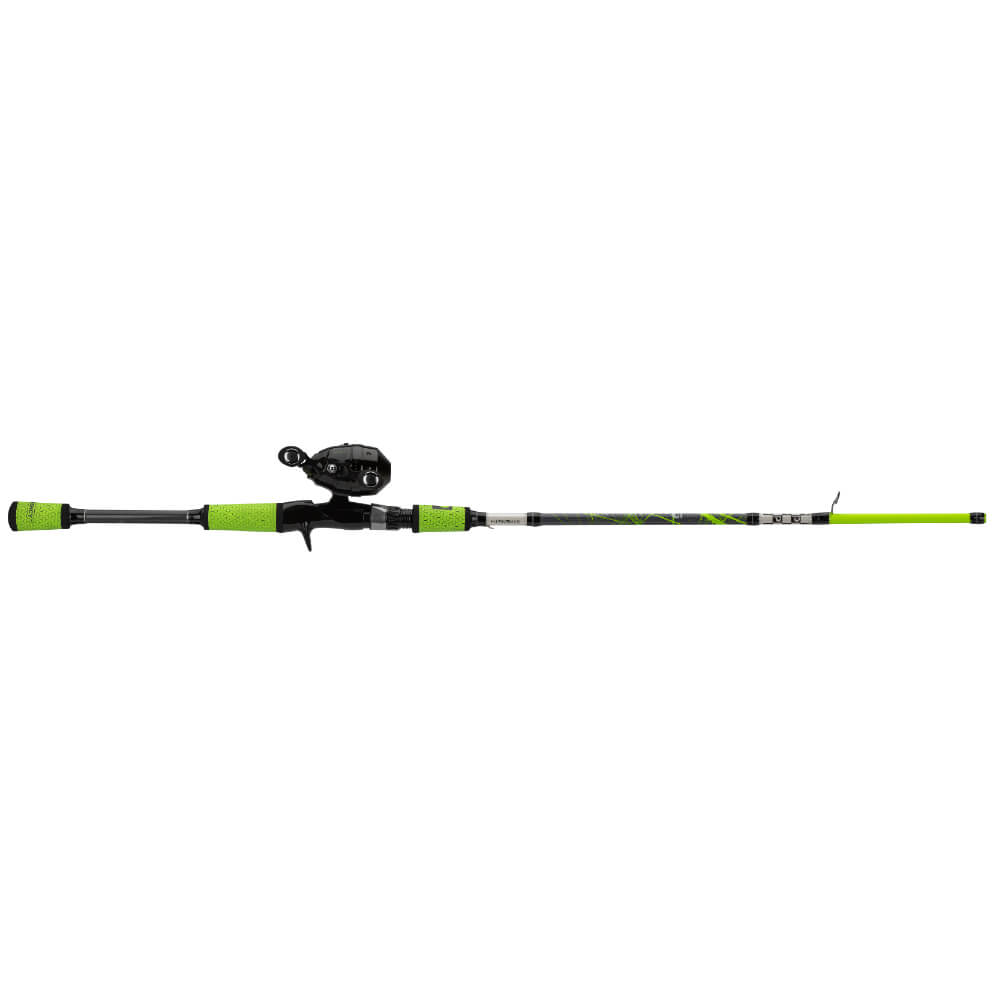 PROFISHIENCY PRO MICRO HI-VIS GREEN SPINCAST COMBO 2PC 5'6"