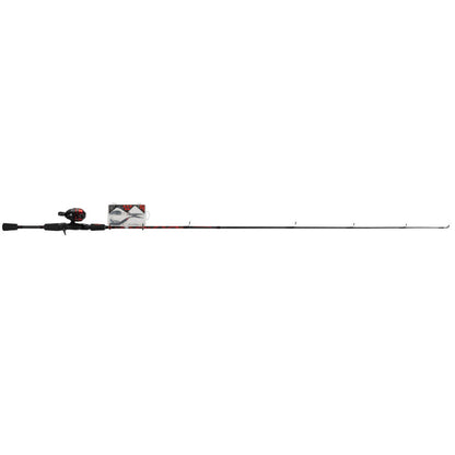 PROFISHIENCY POCKET BOX RED & BLACK SPINCAST COMBO 5'