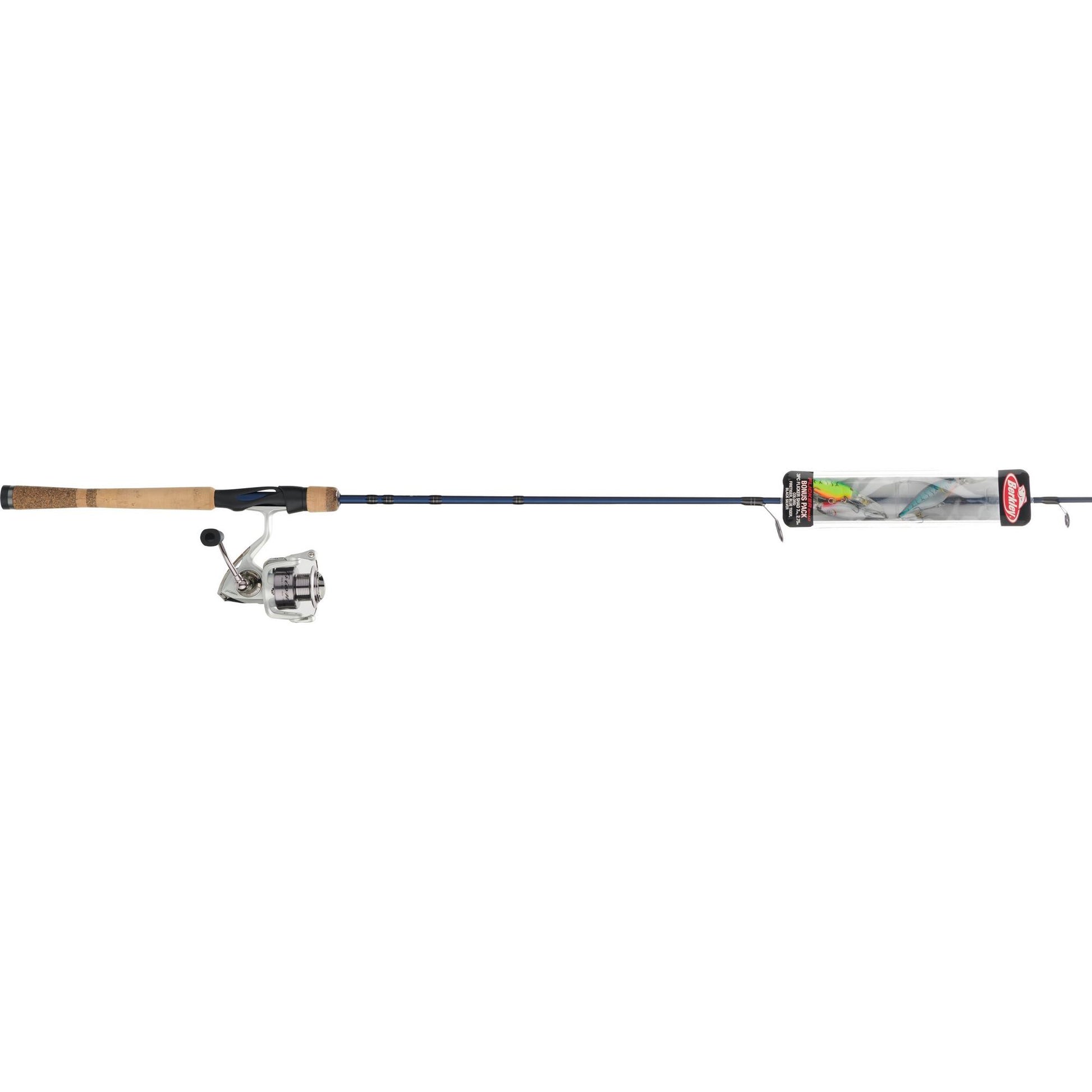 PFLUEGER TRION SPINNING COMBO WITH BAIT PACK MED 6'6"