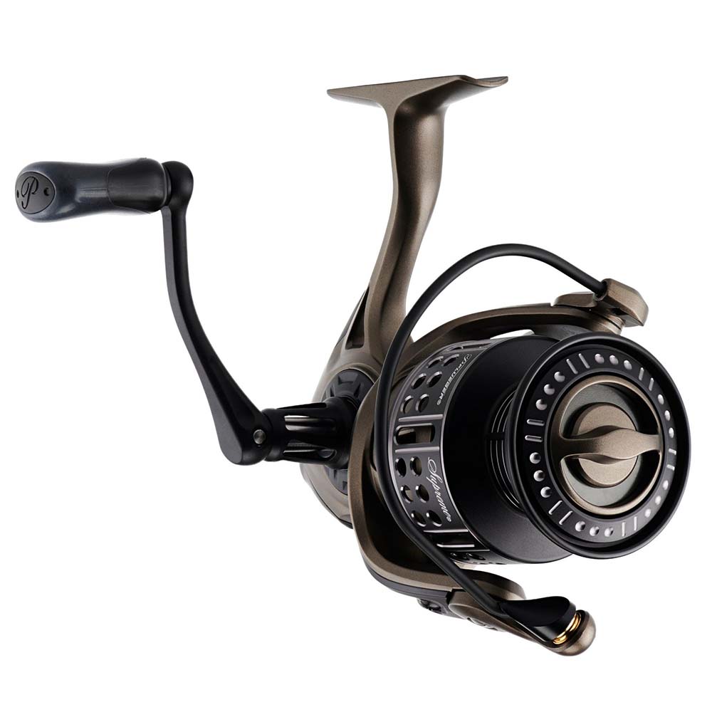 Fishing reel on a white background