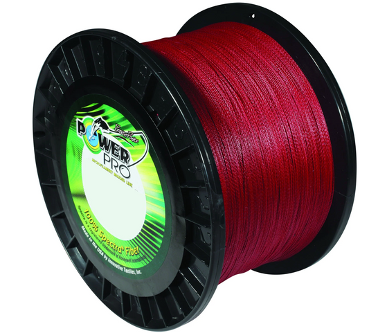 POWERPRO SPECTRA FIBER VERMILLION RED 65# 1500YDS