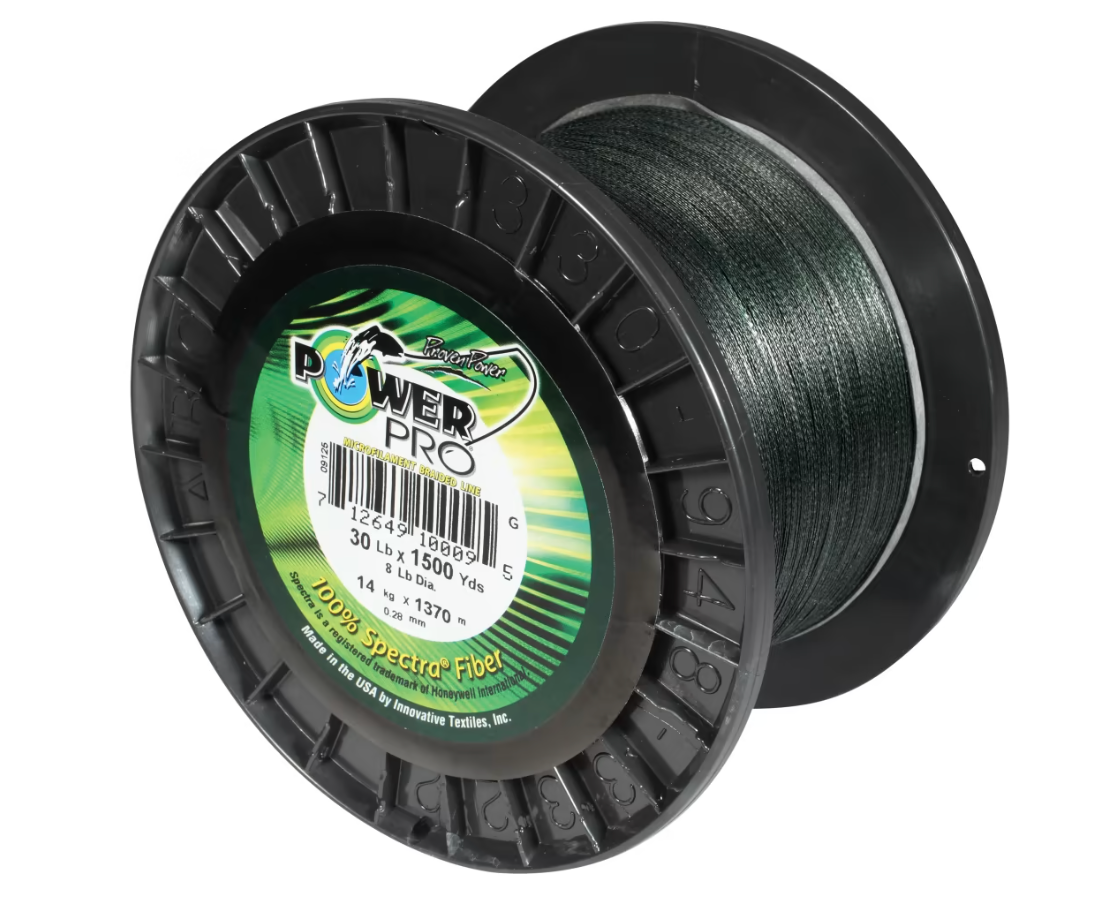 POWERPRO SPECTRA FIBER MOSS GREEN 20# 3000YDS