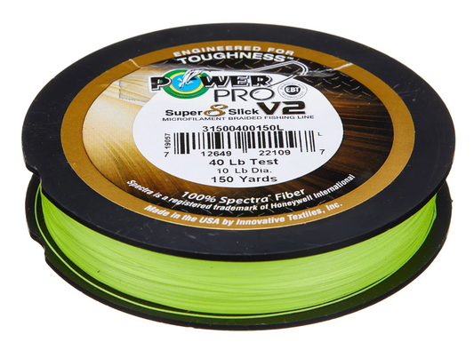 POWERPRO SUPER 8 SLICK V2 AQUA GREEN 80# 300YDS