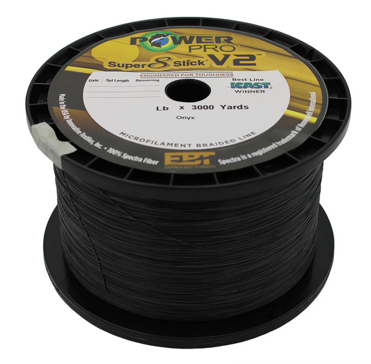 POWERPRO SUPER 8 SLICK V2 ONYX 30# 1500YDS