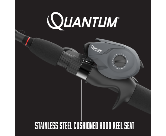 QUANTUM INVADE BAITCAST COMBO 1PC M 6'6" RH