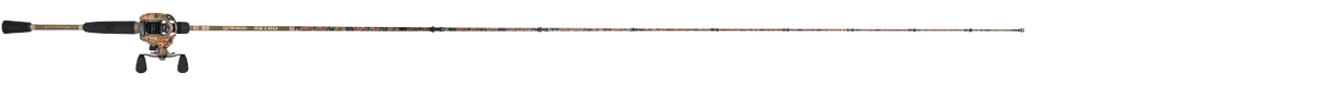 Long, thin object with a textured surface and metallic elements on a dark background