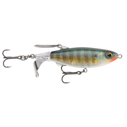 Fishing lure with a detailed design on a white background