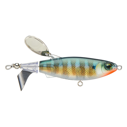 Fishing lure with a detailed design on a white background