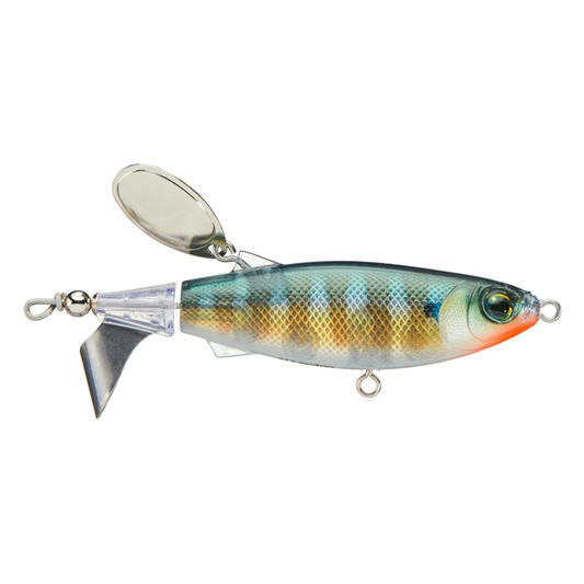 Fishing lure with a detailed design on a white background