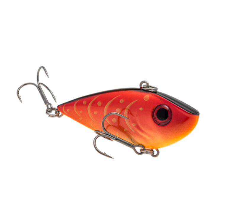 STRIKE KING RED EYED SHAD 3/8 OZ RED CRAW