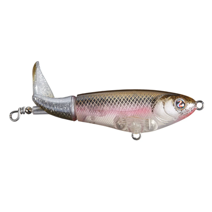Fishing lure with a detailed design on a white background