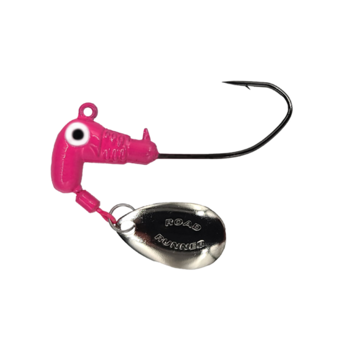 ROAD RUNNER SICKLE HOOK HEADS 6PK 2/0 HK PINK 1/8