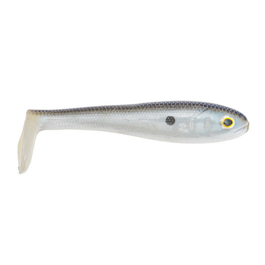 STRIKE KING SHADALICIOUS 4.5" BLUE GIZZARD 6CT