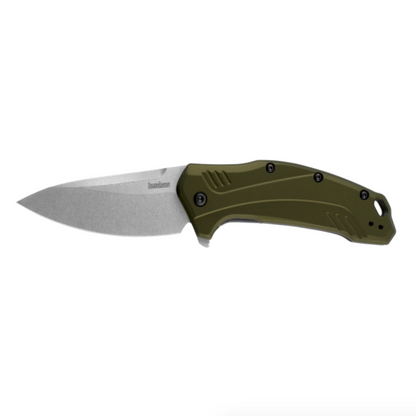KERSHAW LINK OLIVE ALUMINUM 3.25"