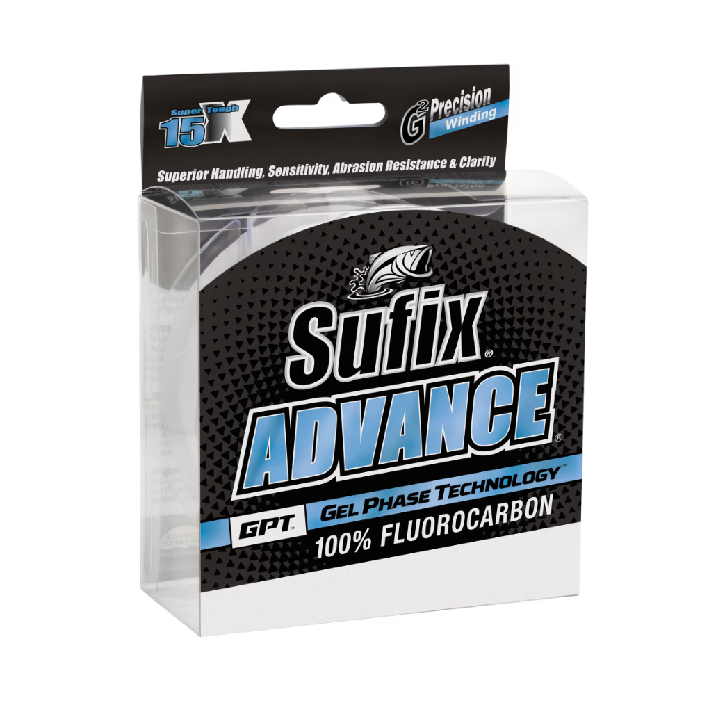 SUFIX ADVANCE FLUOROCARBON LEADER CLEAR 10LB 25YDS