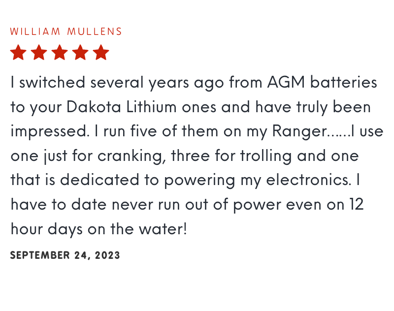 DAKOTA LITHIUM 12V 100AH BATTERY REVIEW