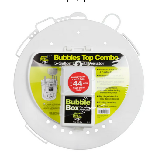 MARINE METALS BUBBLES TOP COMBO PACK 5GAL LID