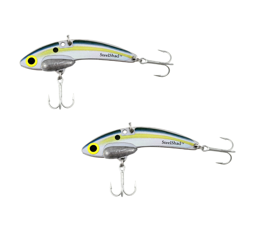 STEEL SHAD MINI SEXY SHAD 1.75" 1/4OZ 2 PACK