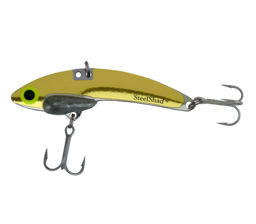 STEEL SHAD ORIGINAL GOLD 2.75" 3/8OZ