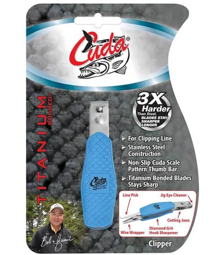 CUDA FRESHWATER SS CLIPPER W/ JIG EYE CLEANER