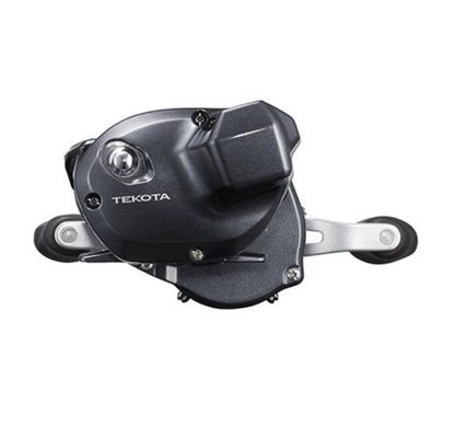 Fishing reel with a white background