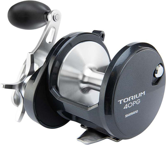 Shimano Torium 40PG fishing reel on a white background