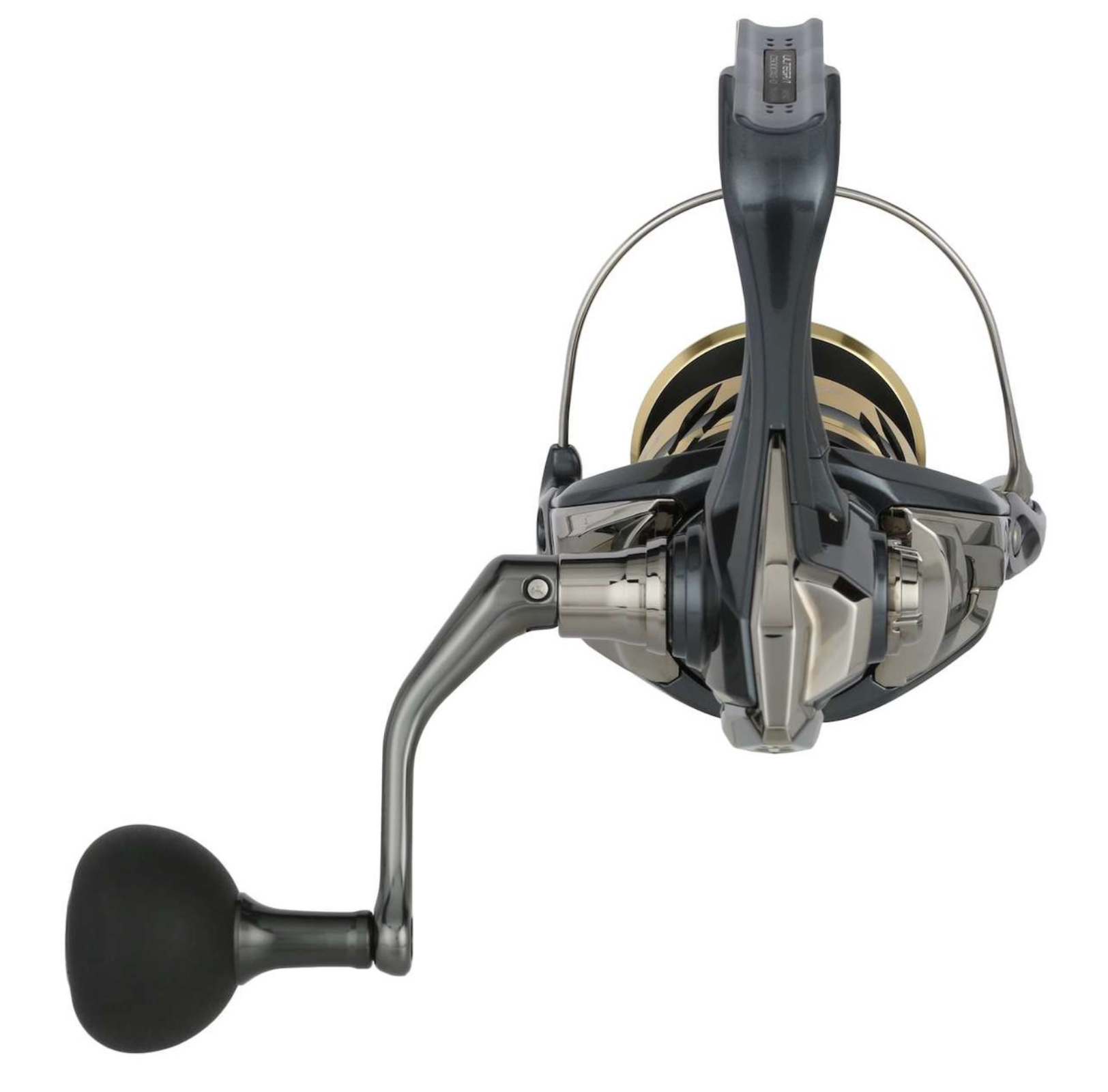 Fishing reel on a white background