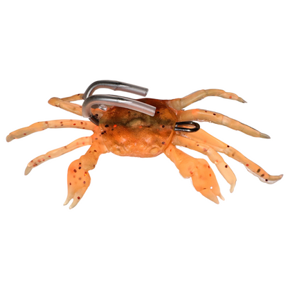 GFC ARTIFICIAL SIMULATION CRAB PACK OF 2 Orange Hooks