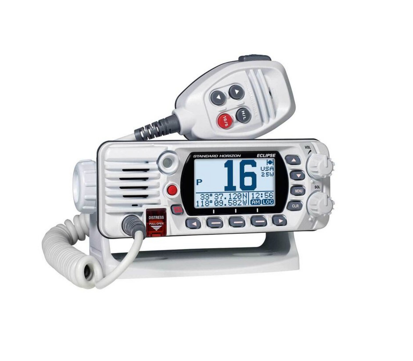 STANDARD HORIZON GX1400G FIXED MOUNT VHF W/GPS - WHITE