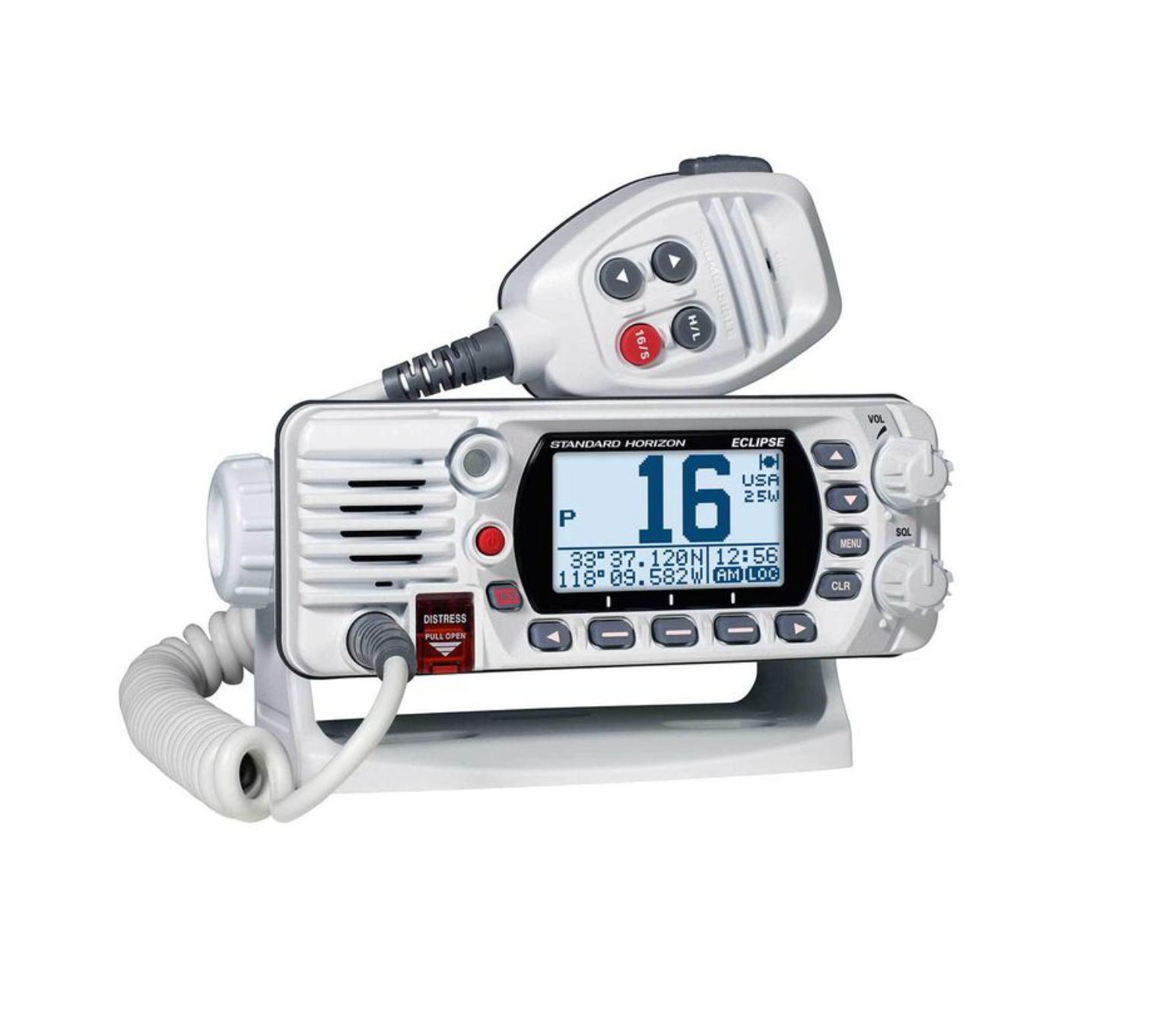 STANDARD HORIZON GX1400G FIXED MOUNT VHF W/GPS - WHITE