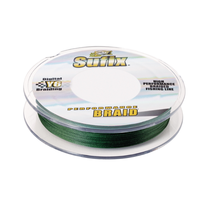 SUFIX PERFORMANCE BRAID LO-VIS GREEN 10LB 100YDS