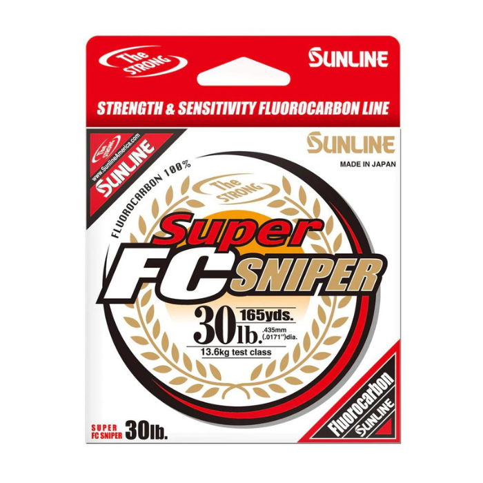 SUNLINE SUPER FC SNIPER 165 YD NATURAL CLEAR 20LB