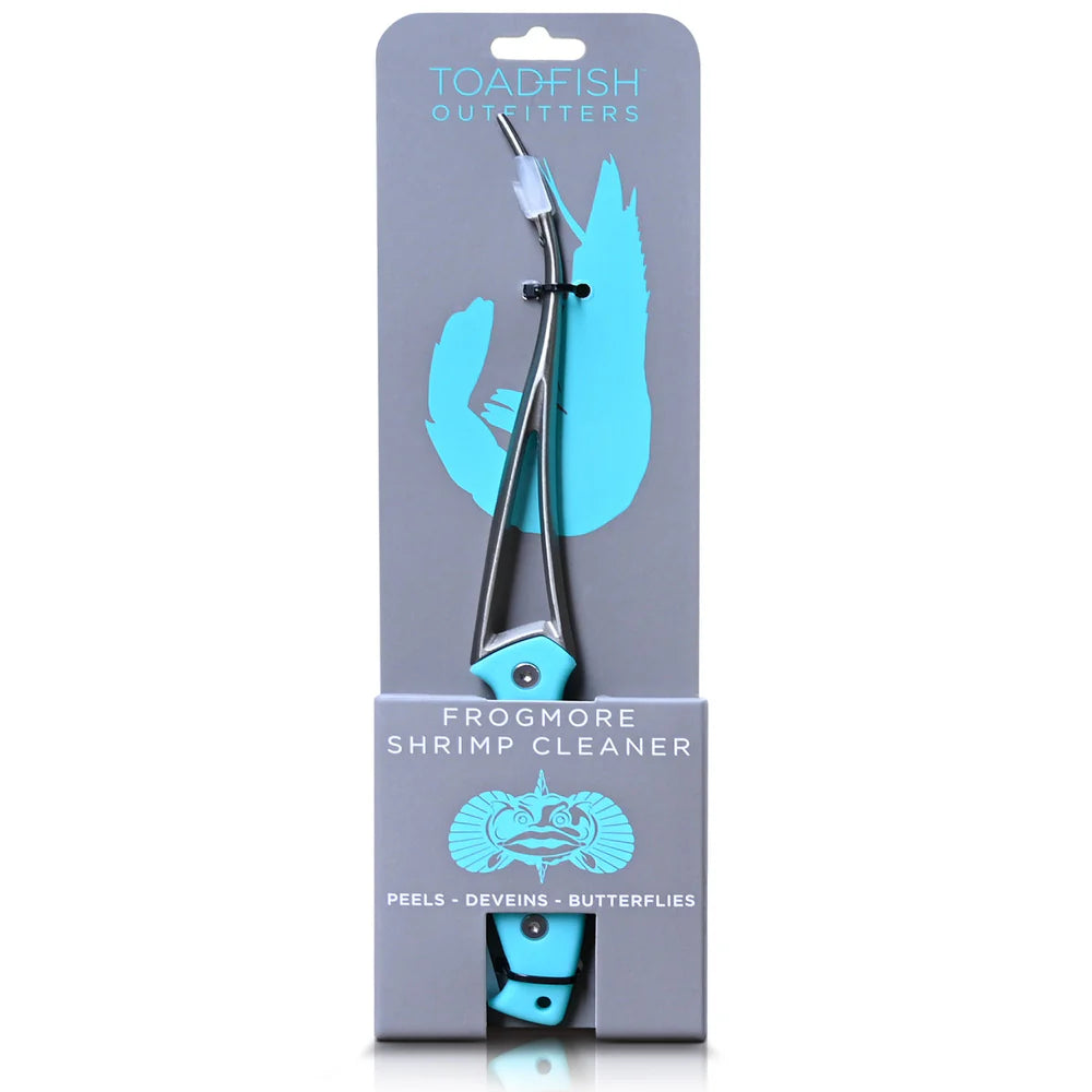 Frogmore Shrimp Cleaner by Toadfish Outfitters in packaging on a white background