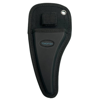 Black sheath with 'Toadfish' branding on a white background