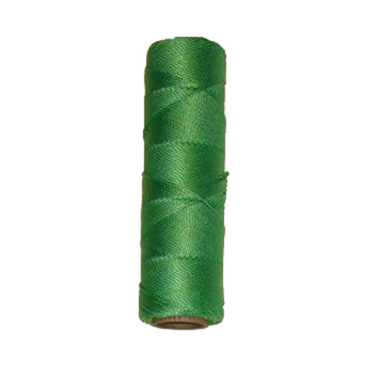 WALLACE CORDAGE TWINE GREEN BRAID 1LB #48-430#