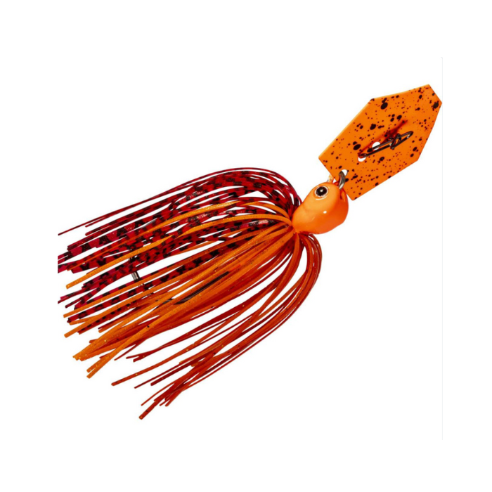 ZMAN CHATTERBAIT JACKHAMMER 1/2OZ FIRE CRAW ORANGE BLADE